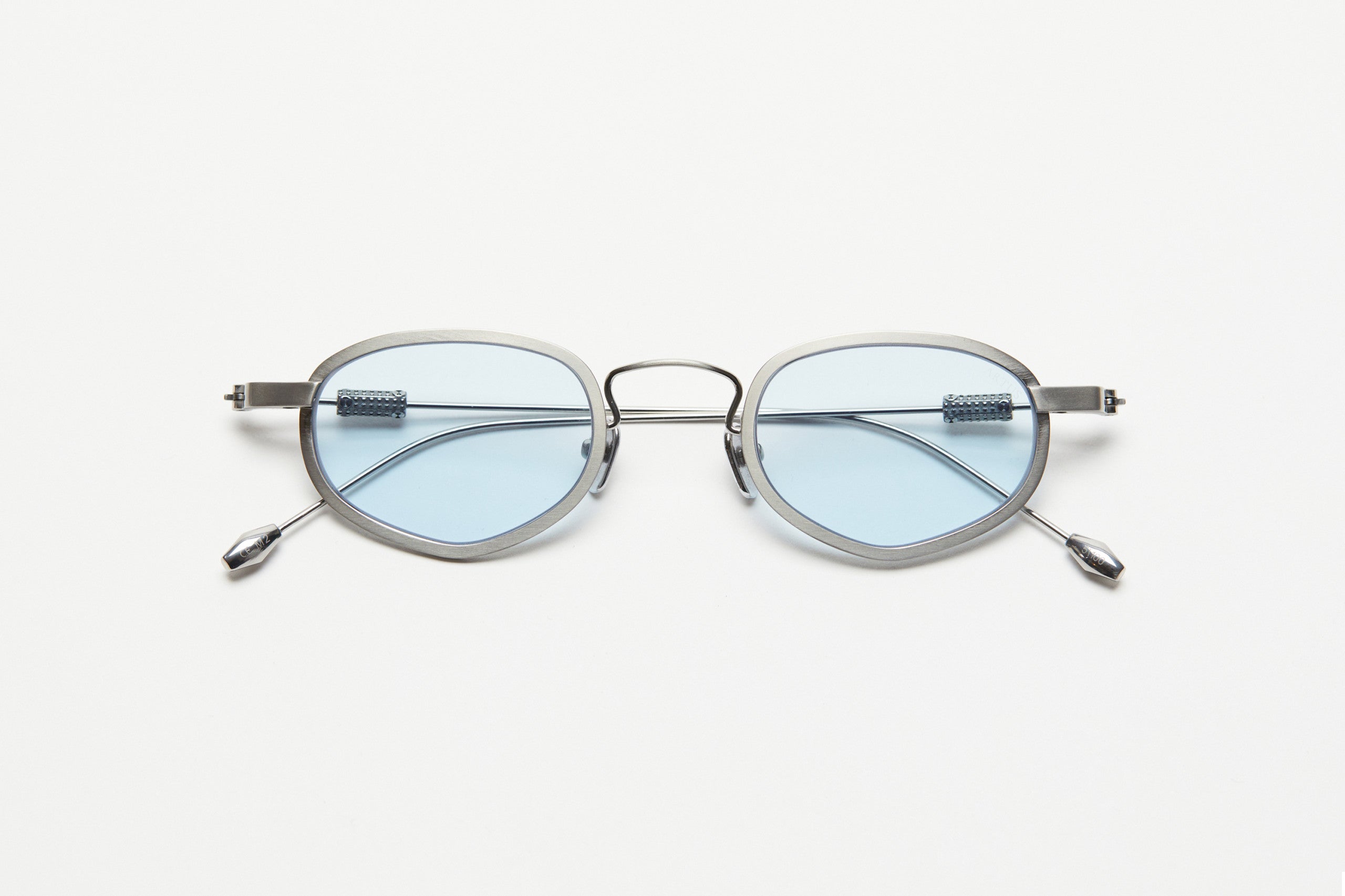 ARTUS SHON – Pure silver color, light blue lenses