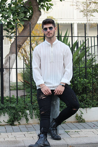 פולו פסים ריצ'רץ' זהב