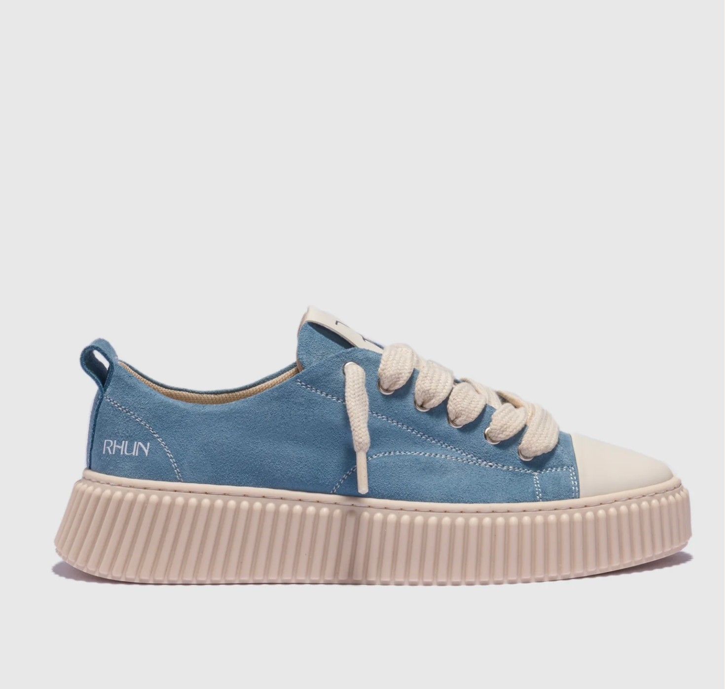 RHUN-Sneakers 2020 light blue-נעלי רואן זמש תכלת 2020