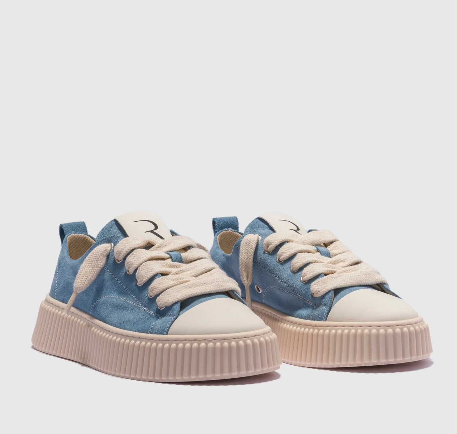 RHUN-Sneakers 2020 light blue-נעלי רואן זמש תכלת 2020