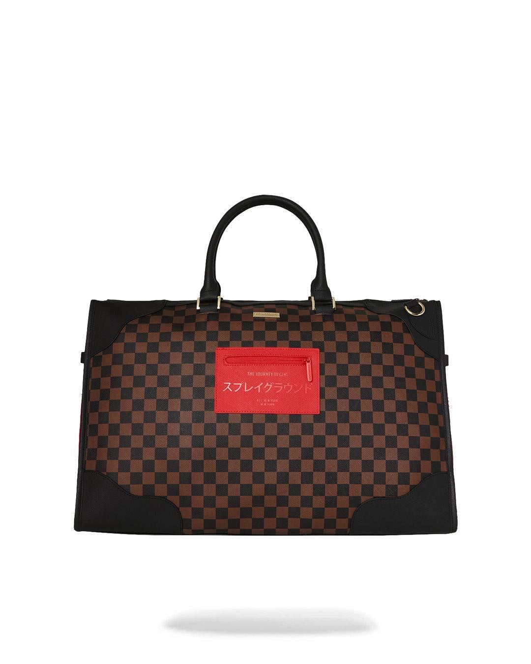 RED REDEMPTION PYRAMID DUFFLE