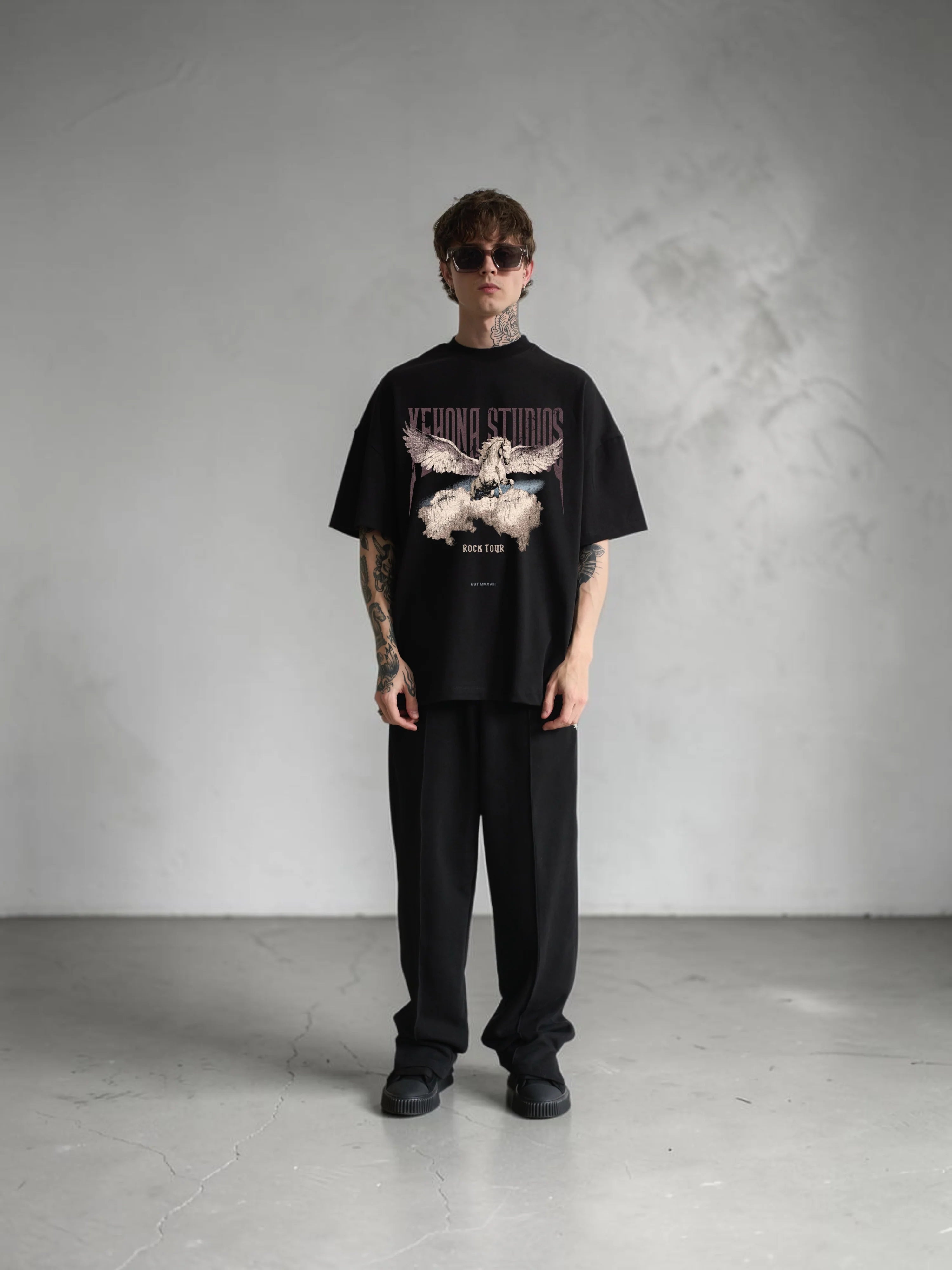 Rock tour T - shirt black