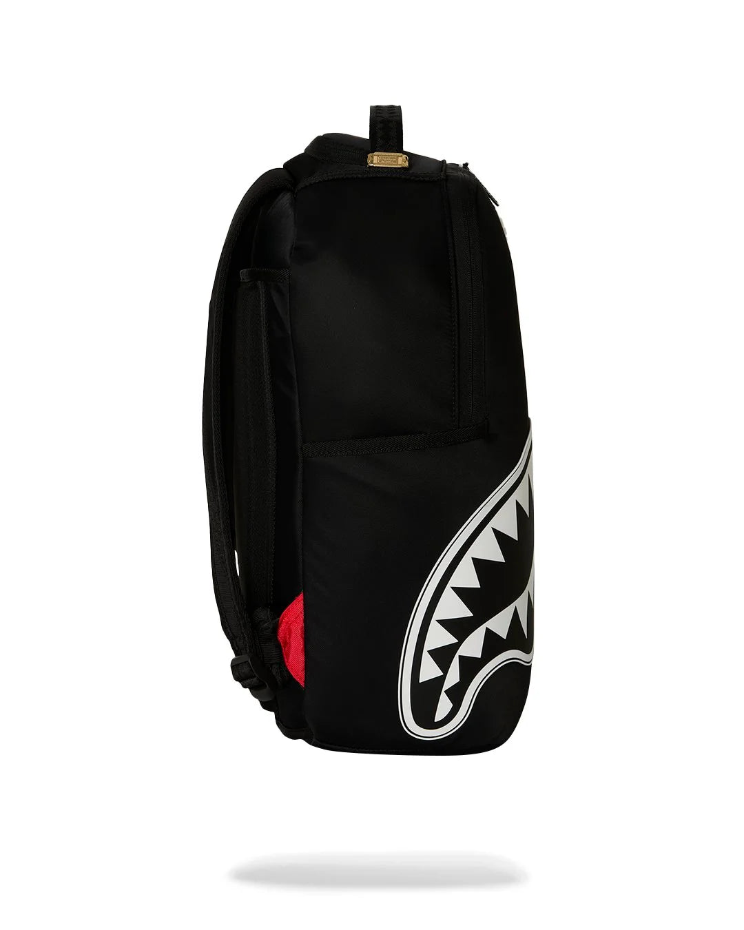 SHARK CENTRAL WHITE STENCIL SHARK BLACK NYLON BACKPACK