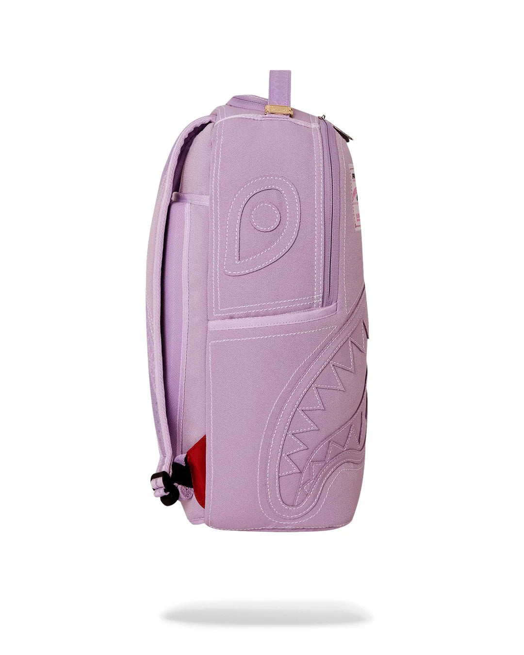 PURPLE CANVAS STITCH BACKPACK-תיק סגול פרימות