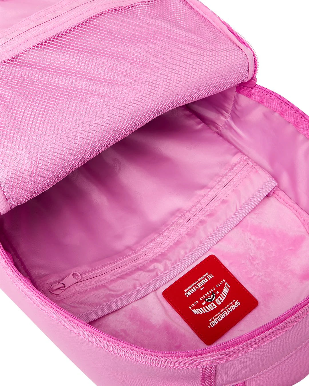 PINK GHOST DRIP BACKPACK-תיק ורוד נילון