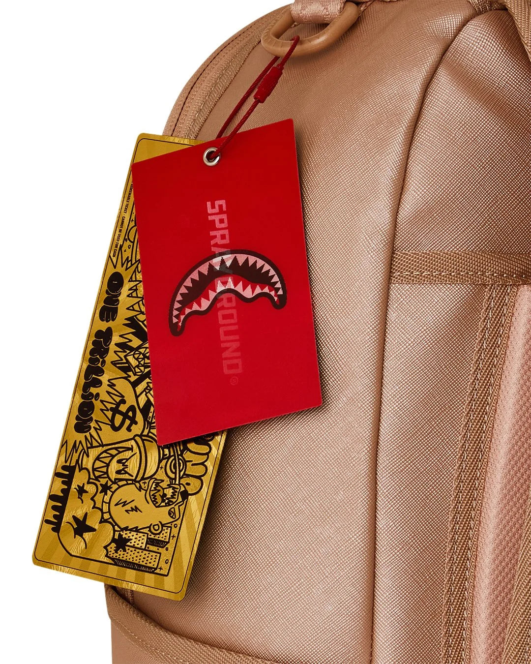 ROSE GHOST DRIP BACKPACK- תיק רוז גולד
