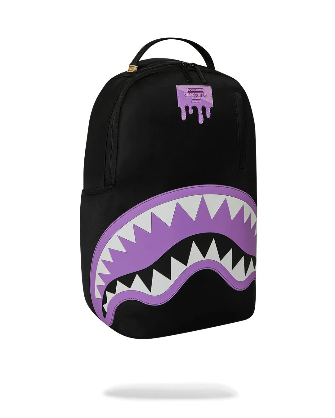 SHARK CENTRAL LIGHT PURPLE BACKPACK-תיק שחור סגול ניילון