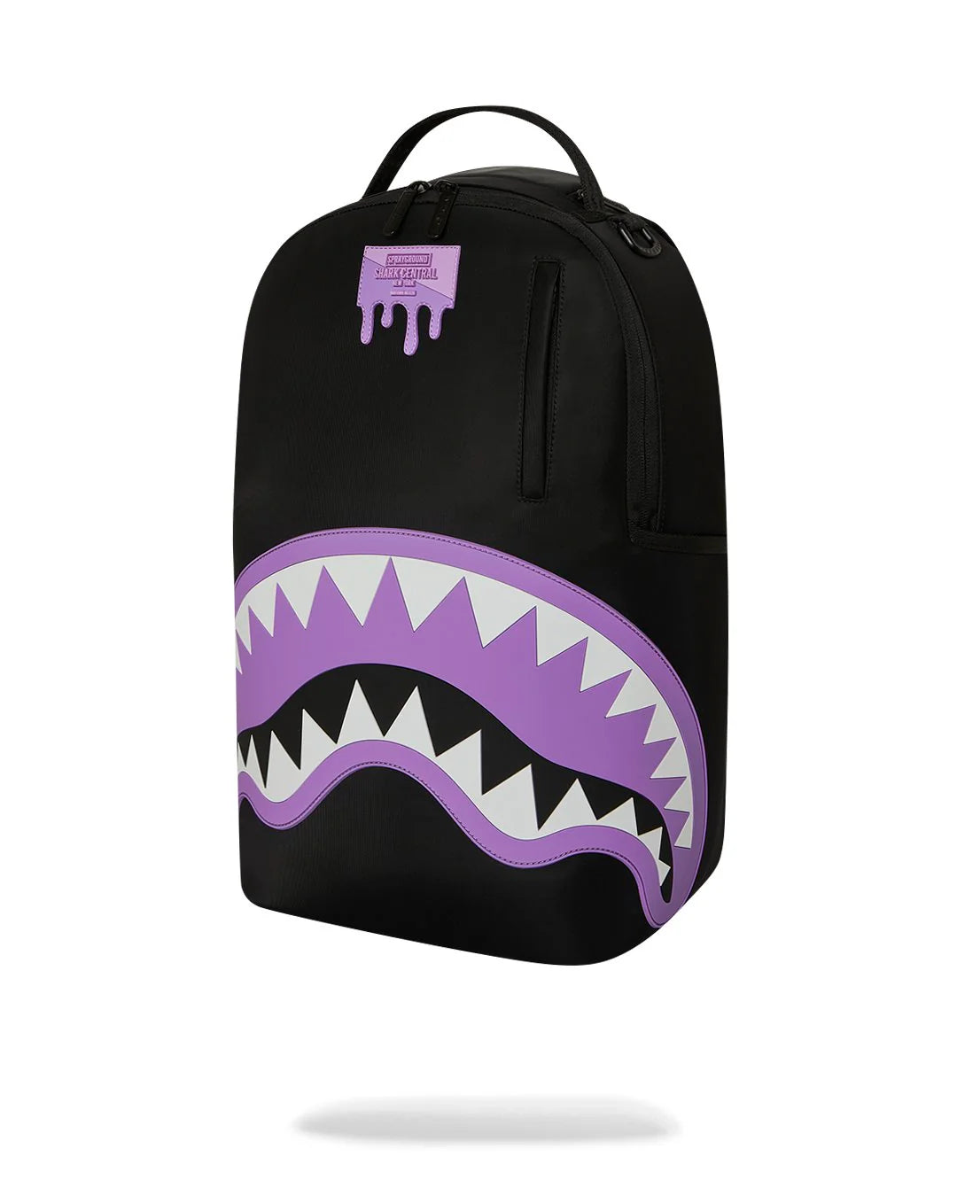 SHARK CENTRAL LIGHT PURPLE BACKPACK-תיק שחור סגול ניילון