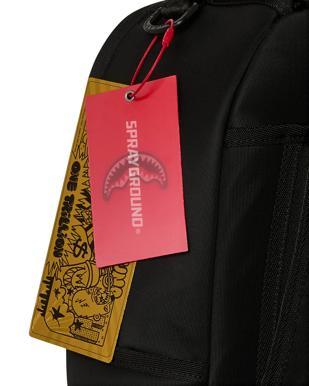SHARK CENTRAL LIGHT PURPLE BACKPACK-תיק שחור סגול ניילון