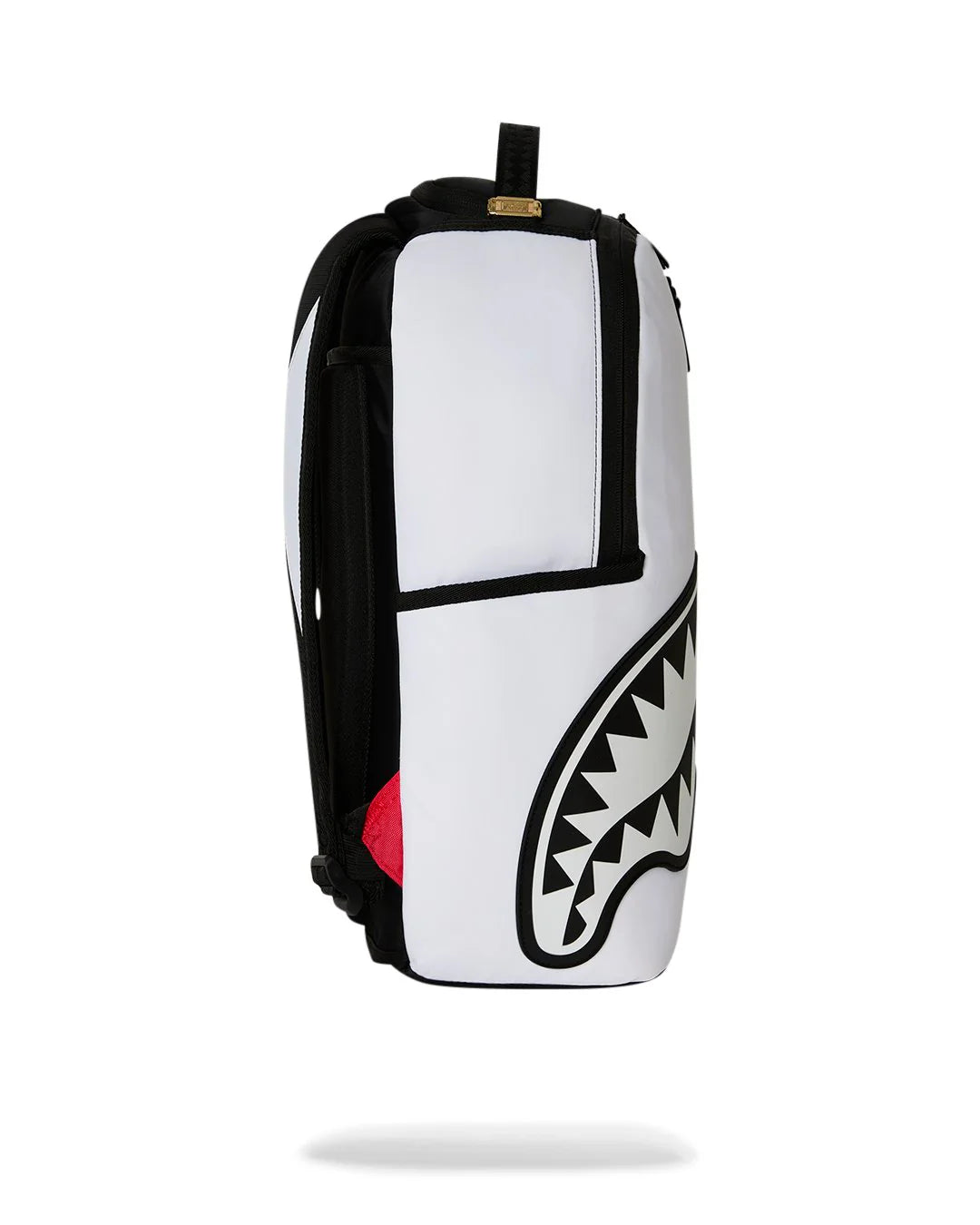 SHARK CENTRAL BLACK AND WHITE STENCIL BACKPACK