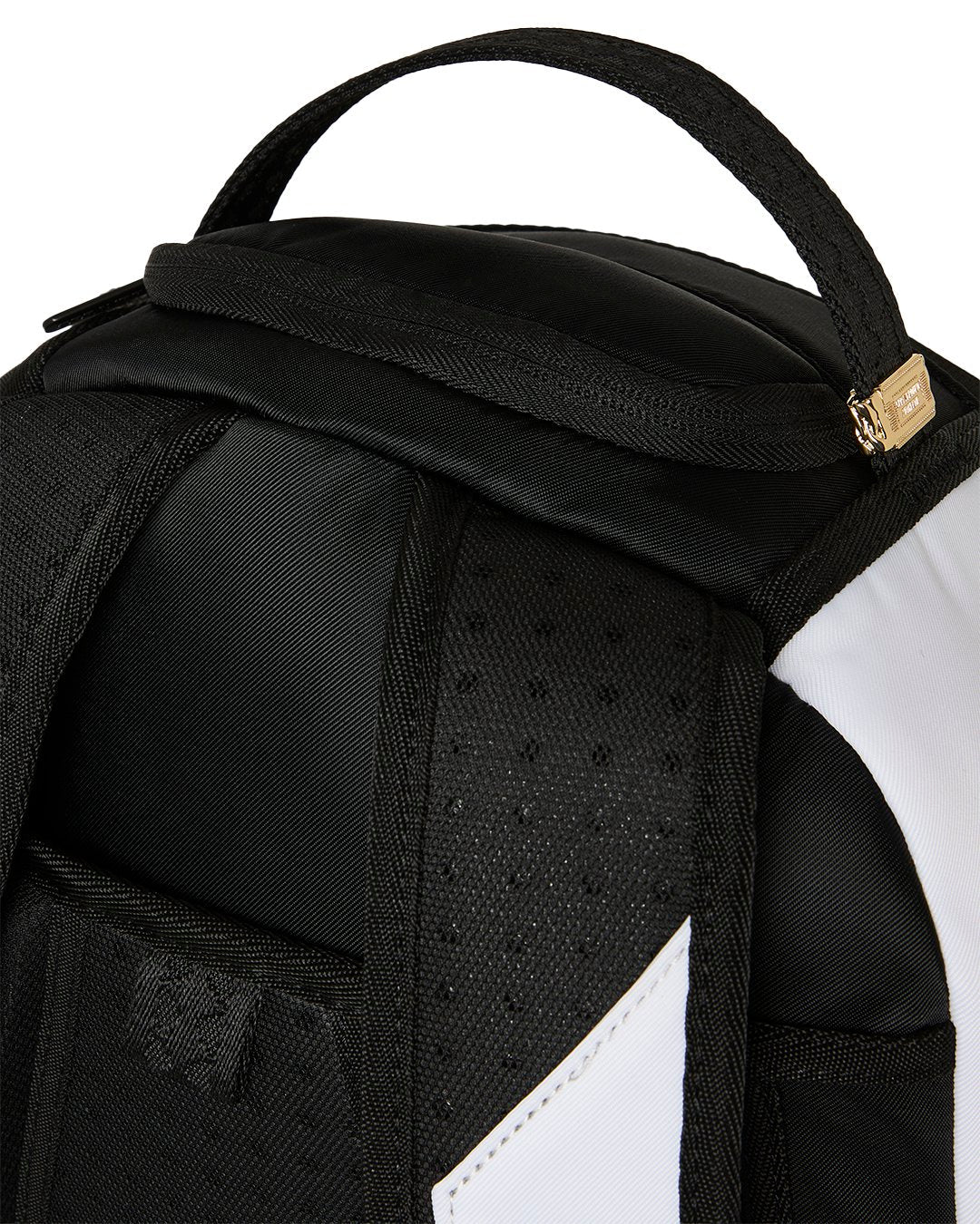 SHARK CENTRAL BLACK AND WHITE STENCIL BACKPACK