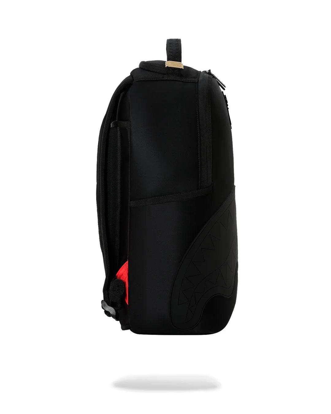 SHARK CENTRAL BLACKED OUT NYLON BACKPACK-תיק שחור נילון