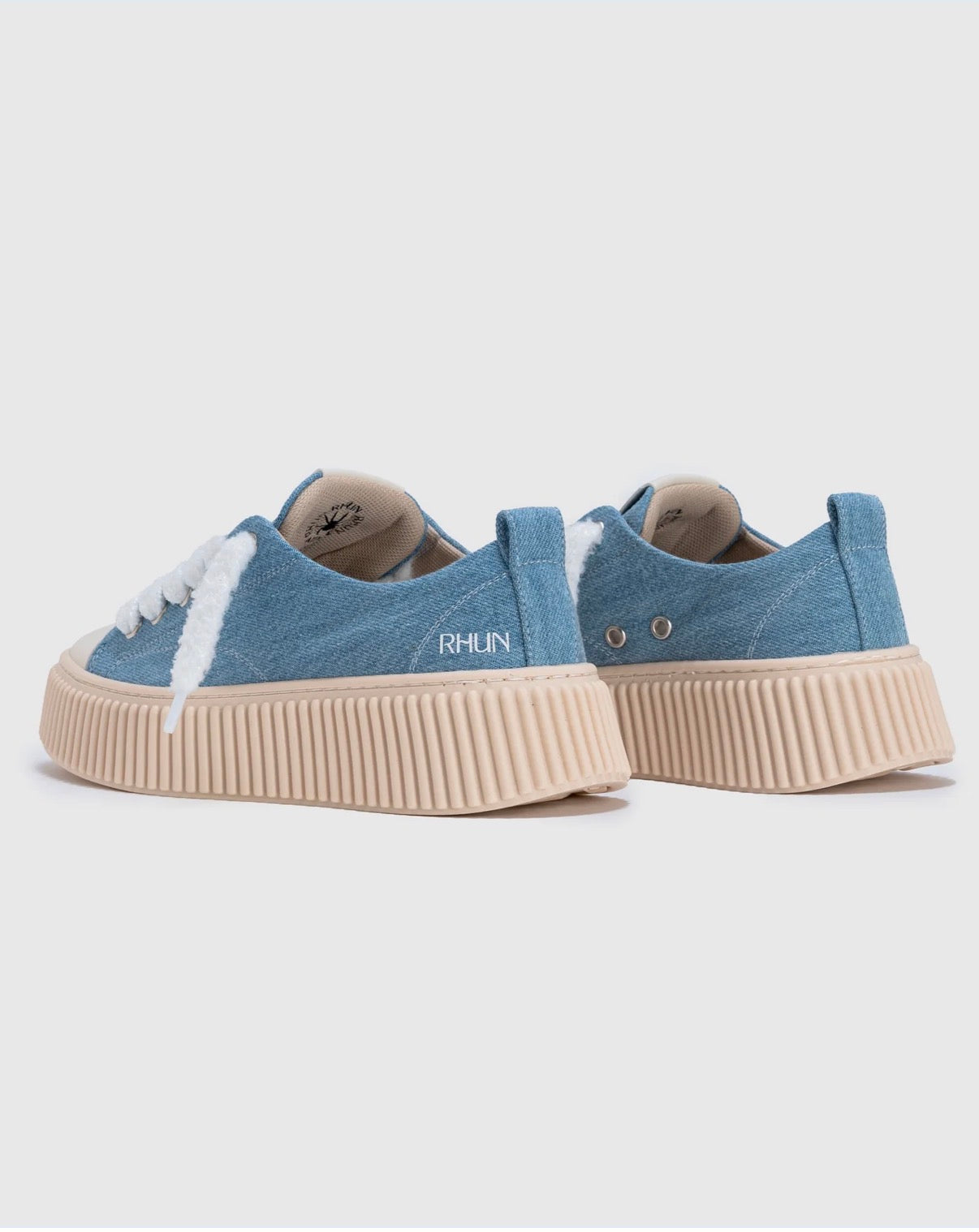 RHUN-Sneakers 2020 Treble light blue canvas -נעלי רואן  2020