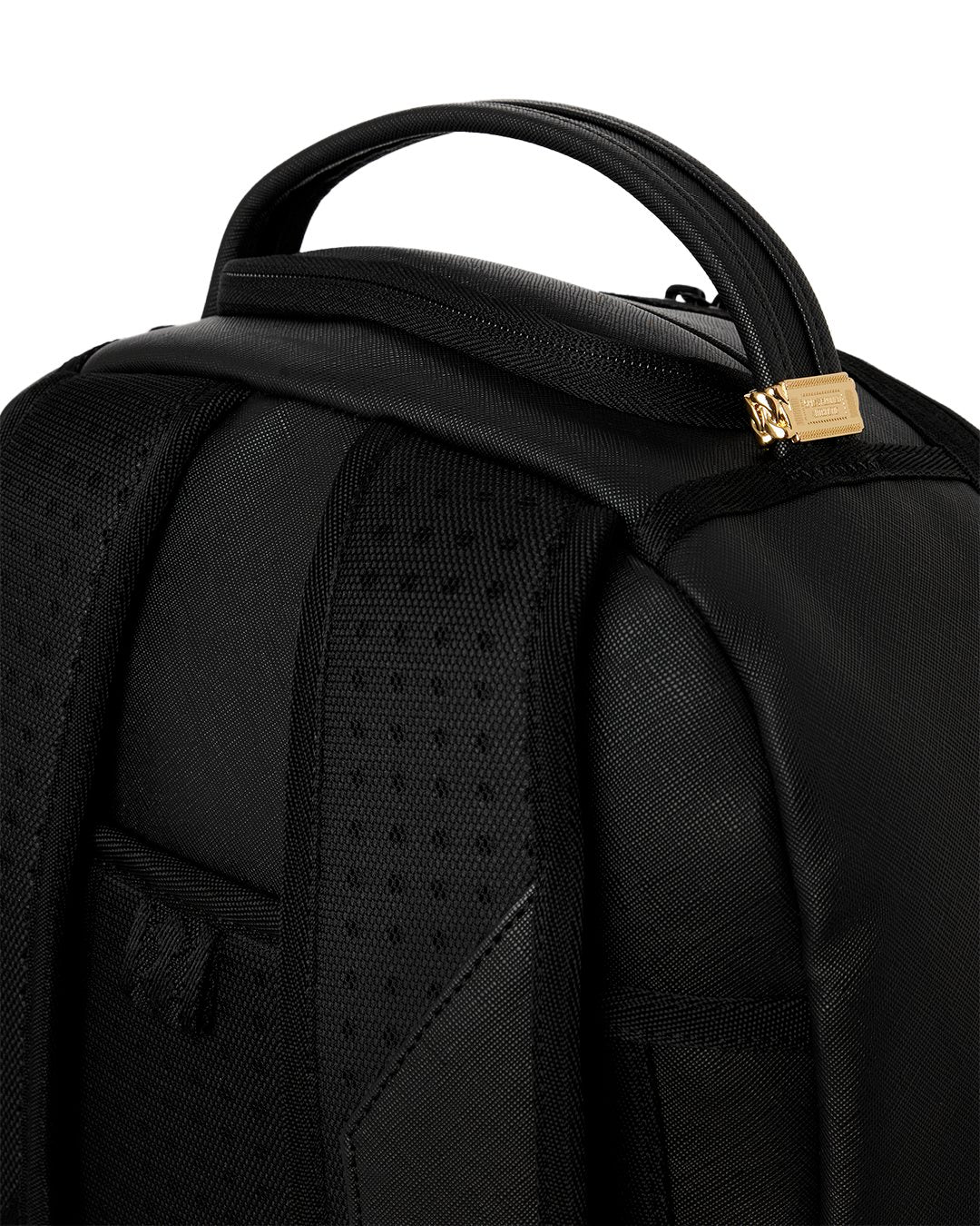 SHARK CENTRAL BLACK EMBROIDERED SHARK BACKPACK