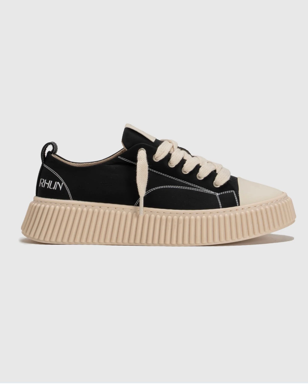 RHUN-Sneakers 2020 Treble black  nylon-נעלי רואן נילון שחור 2020