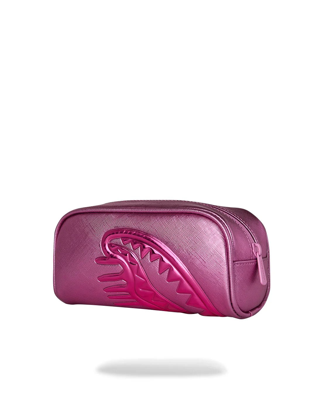 METALLIC PUNK DRIP POUCH-קלמר ורוד