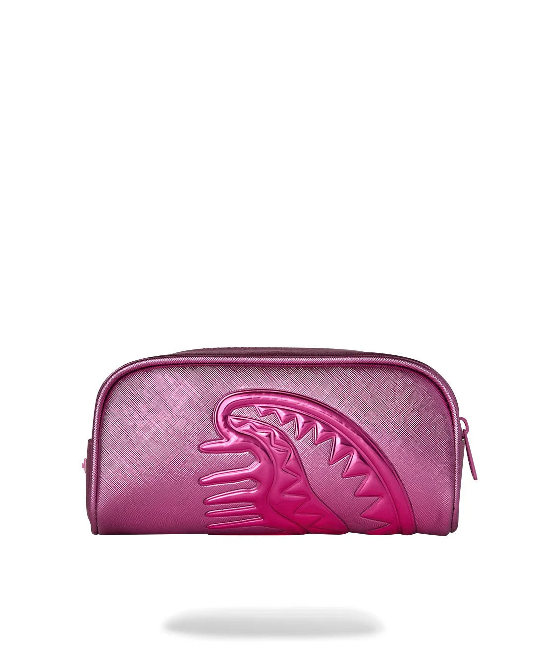 METALLIC PUNK DRIP POUCH-קלמר ורוד