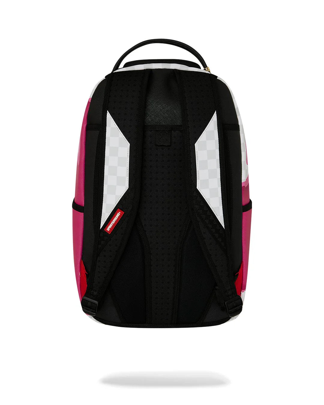 3D CHECK BACKPACK-תיק גב ורוד לבן תלת מימד