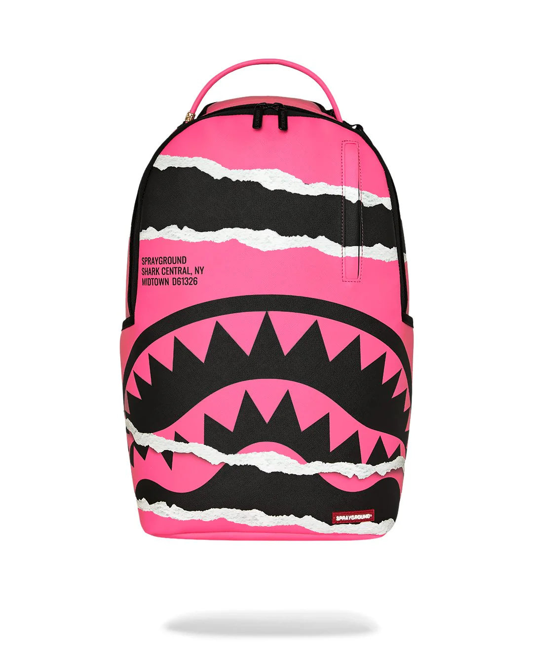 SHARK CENTRAL DUALITY TEAR BACKPACK-תיק גב שחור ורוד