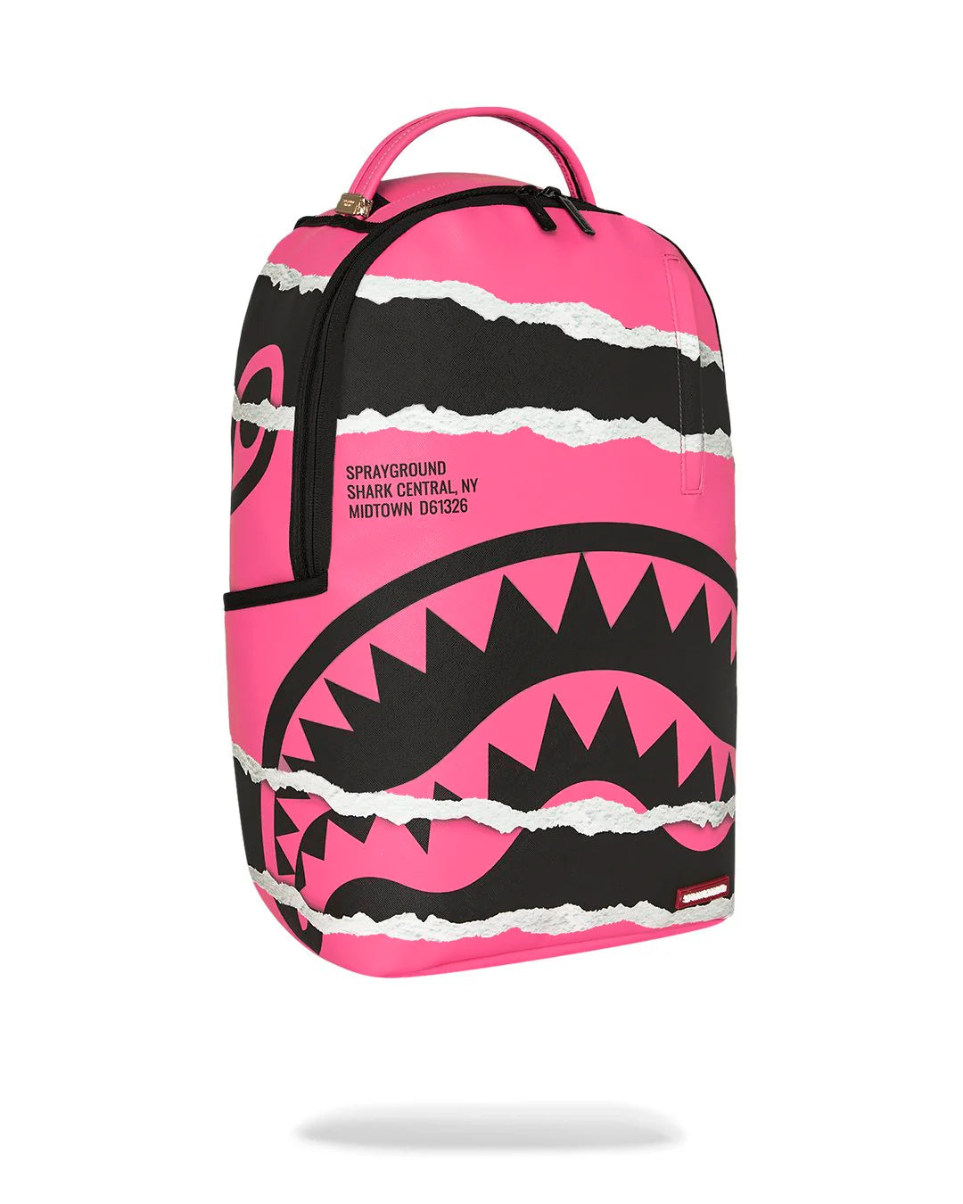 SHARK CENTRAL DUALITY TEAR BACKPACK-תיק גב שחור ורוד