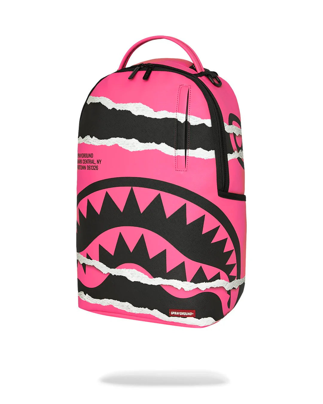 SHARK CENTRAL DUALITY TEAR BACKPACK-תיק גב שחור ורוד