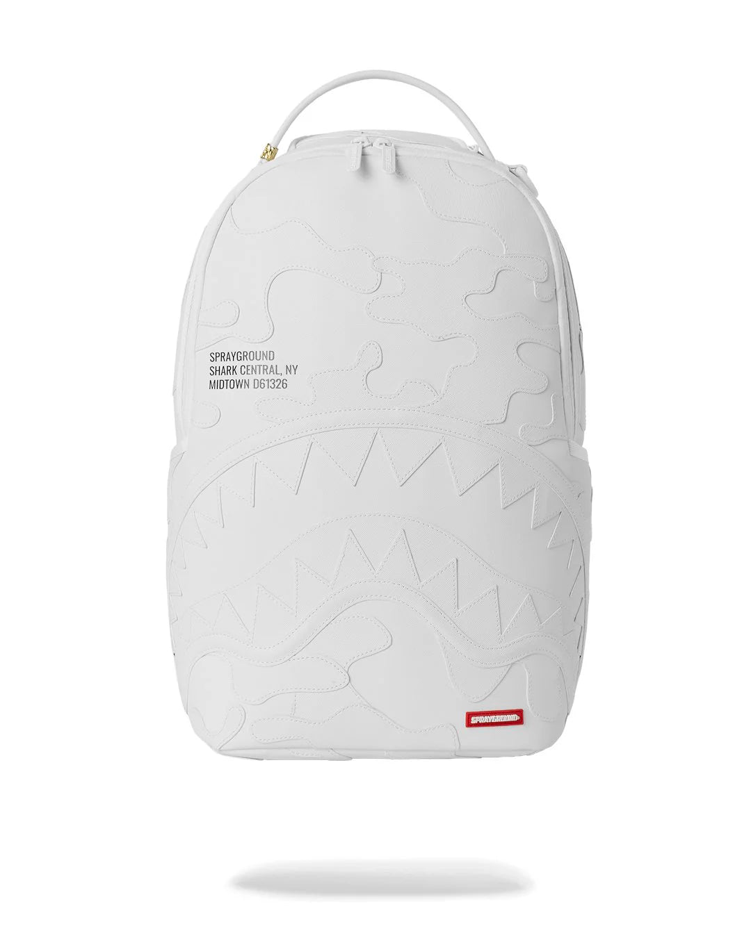 SHARK CENTRAL CAMO CUT SHARK WHITE BACKPACK-תיק גב לבן