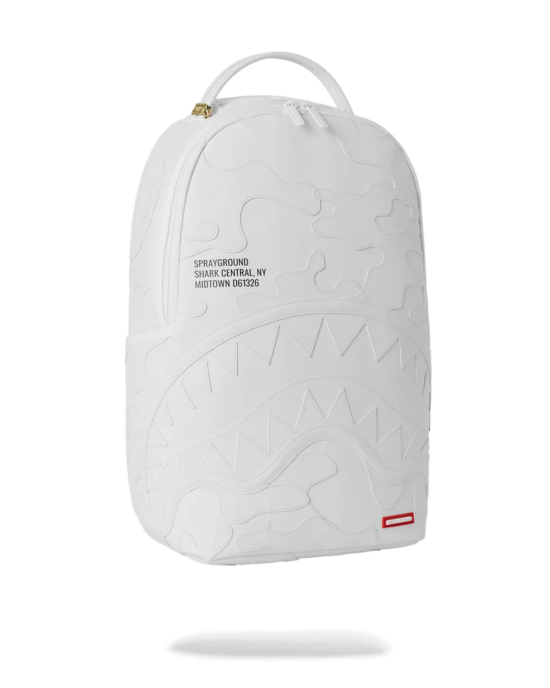 SHARK CENTRAL CAMO CUT SHARK WHITE BACKPACK-תיק גב לבן