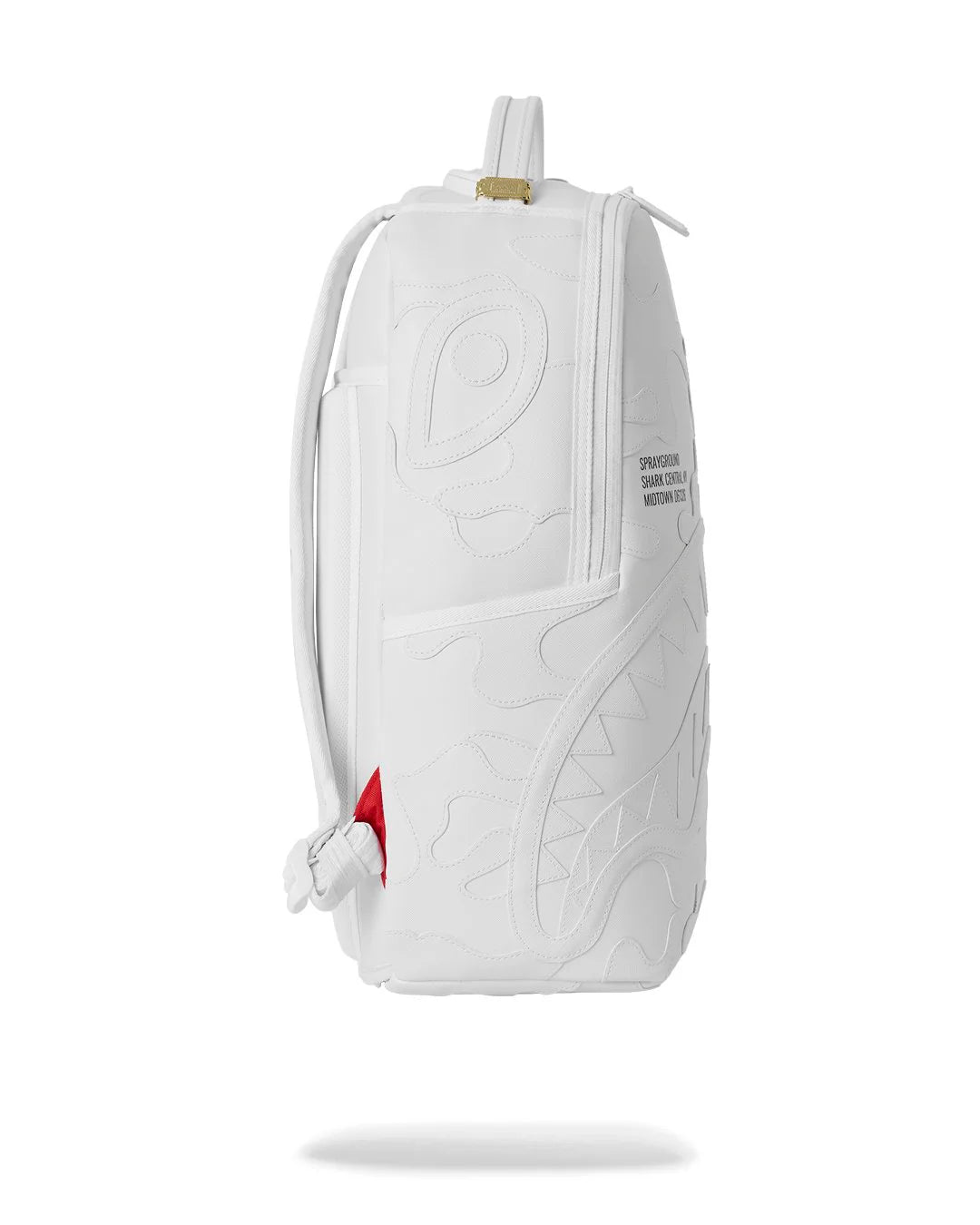 SHARK CENTRAL CAMO CUT SHARK WHITE BACKPACK-תיק גב לבן