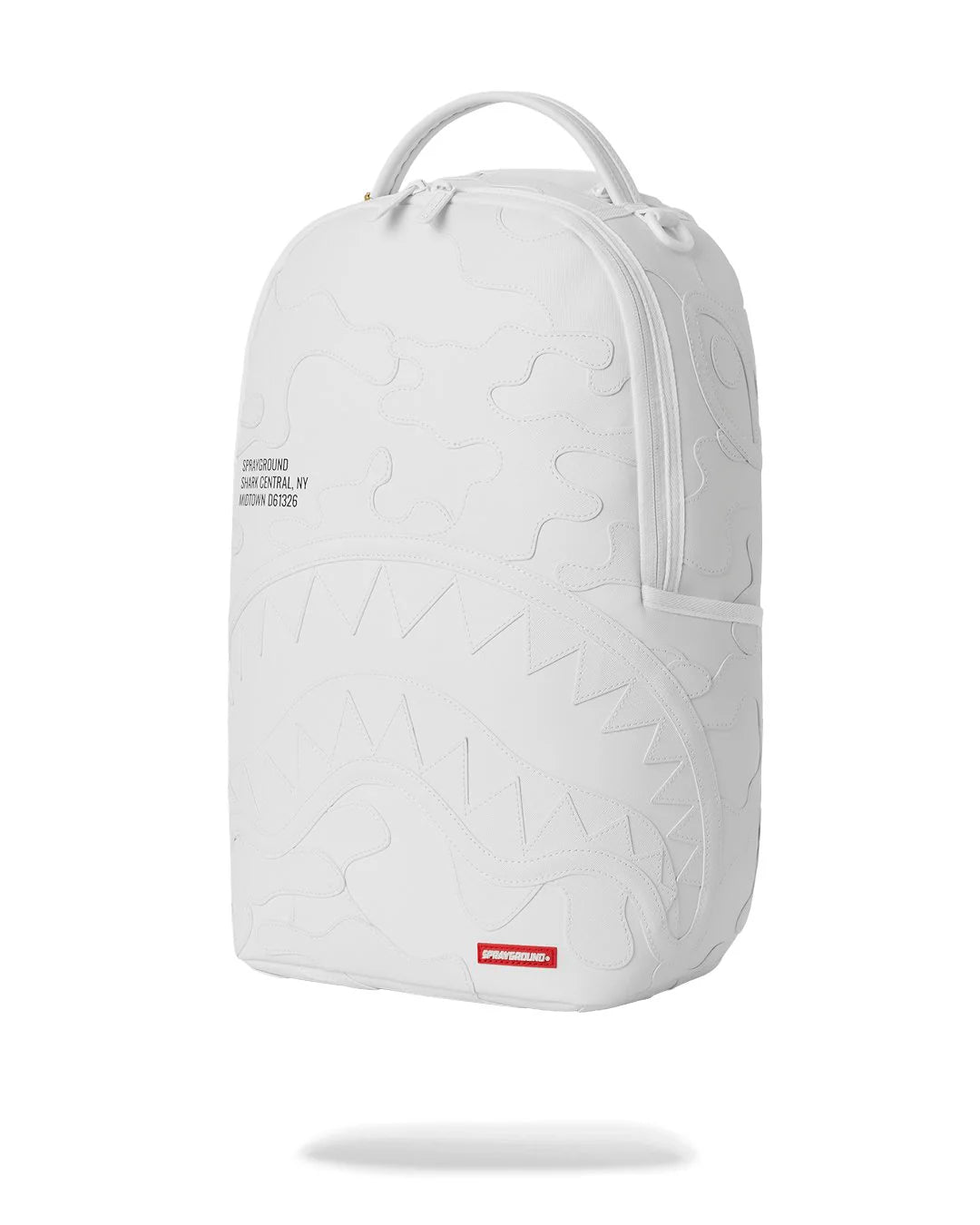 SHARK CENTRAL CAMO CUT SHARK WHITE BACKPACK-תיק גב לבן
