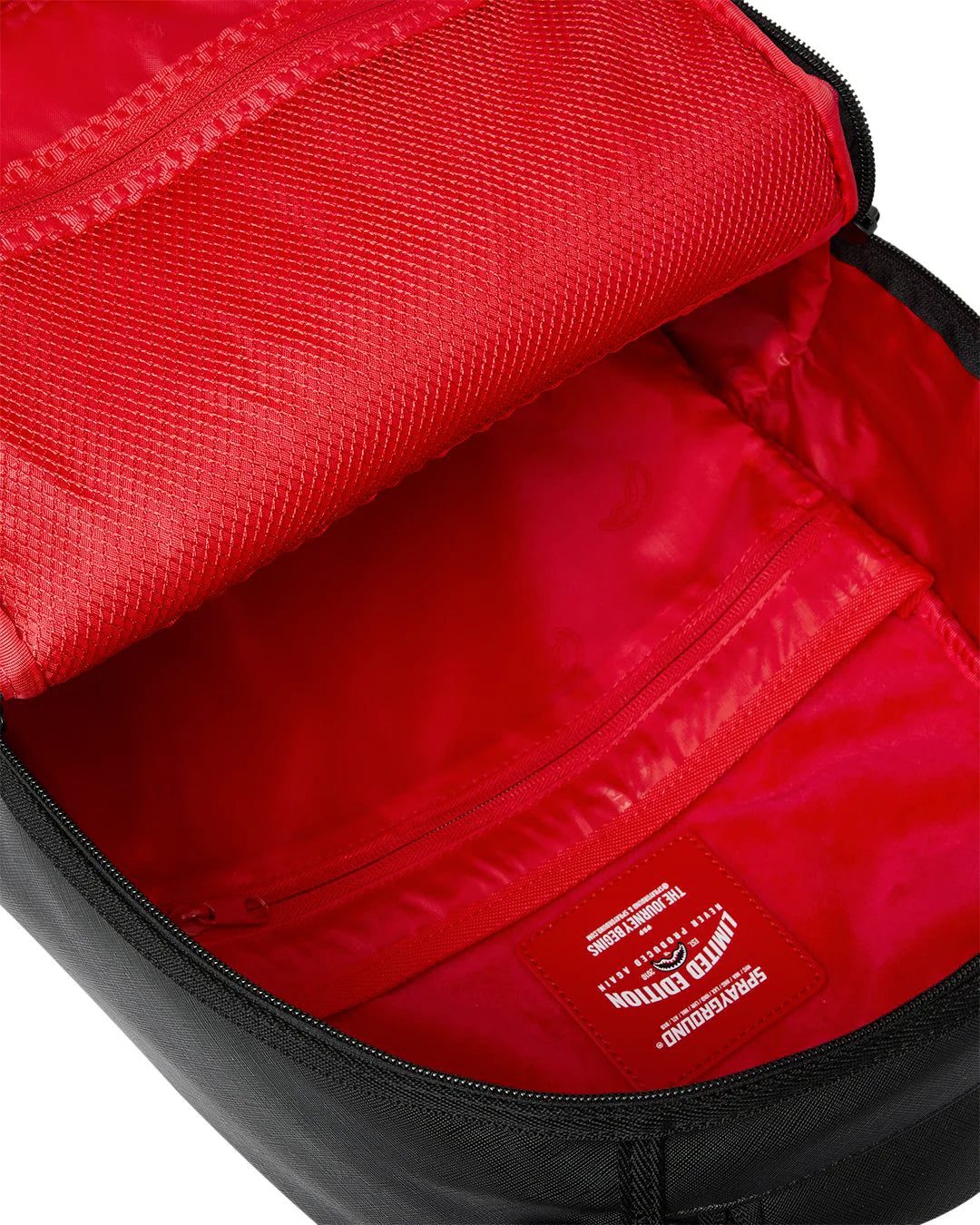 LUX BLACK GHOST DRIP BACKPACK-תיק גב שחור