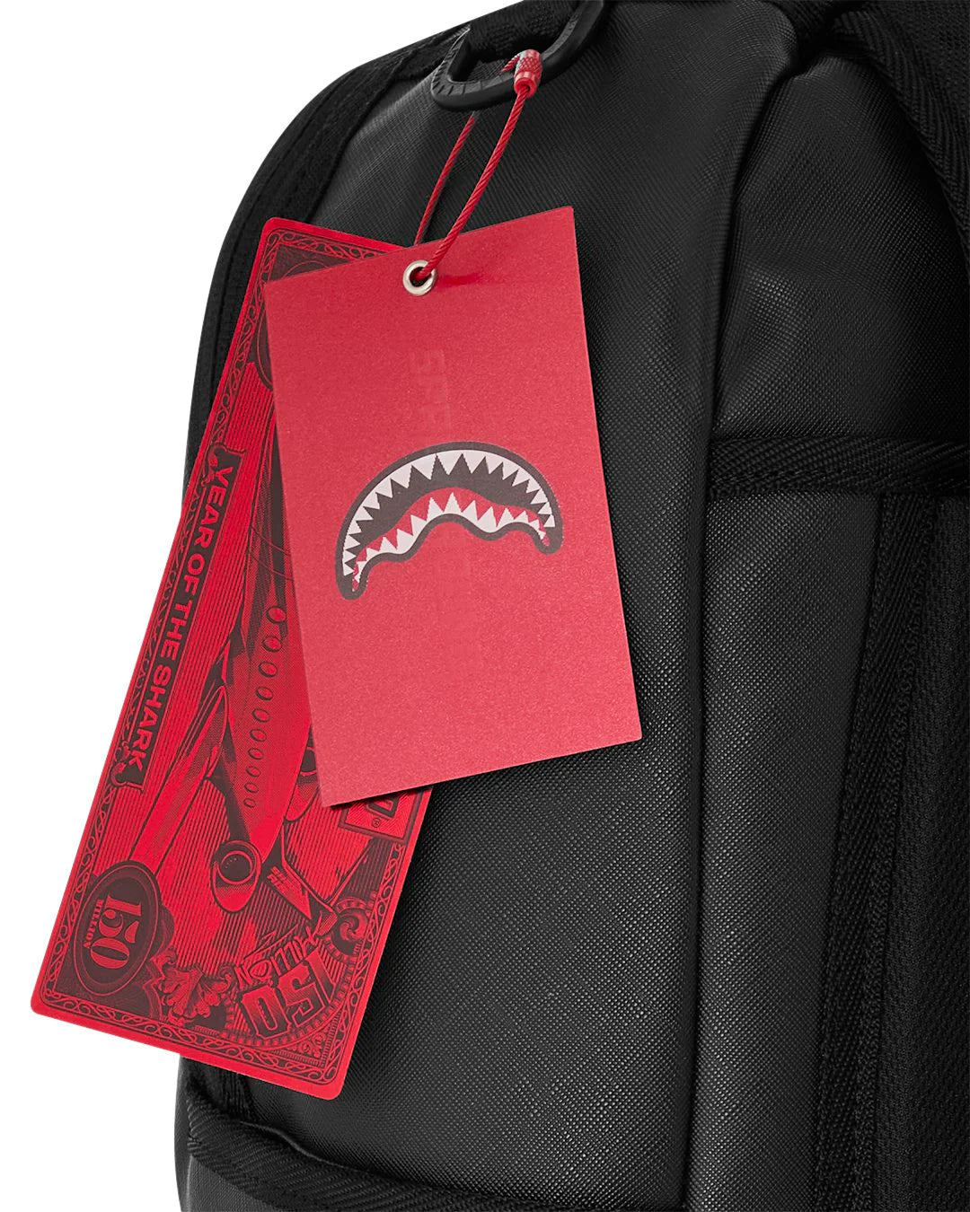 LUX BLACK GHOST DRIP BACKPACK-תיק גב שחור