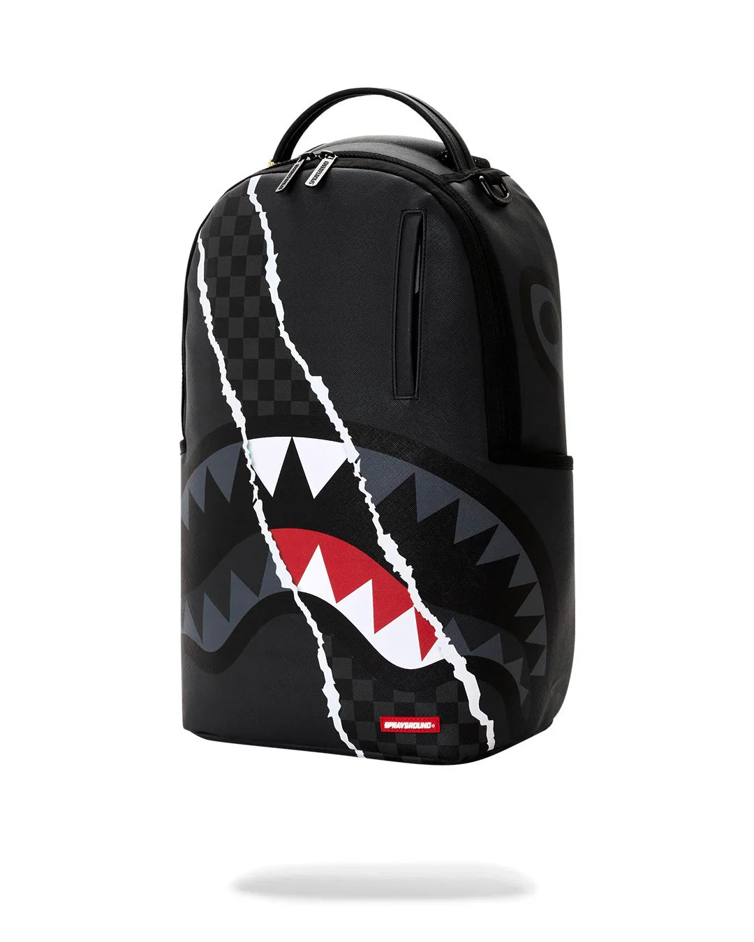 CENTER RIP REVEALING GRAY CHECK BACKPACK