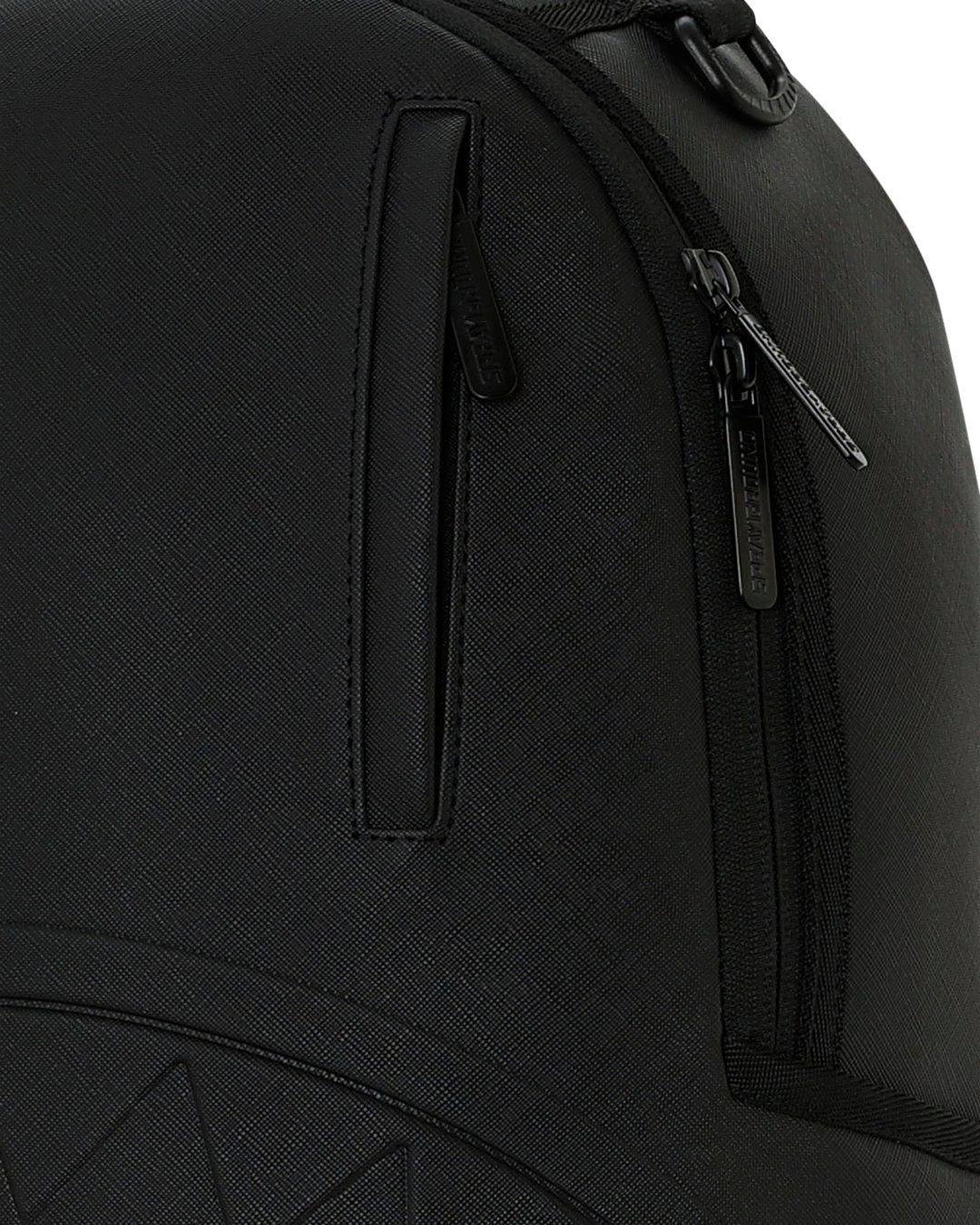BLACKED OUT EMBOSSED GOLD TOOTH BACKPACK