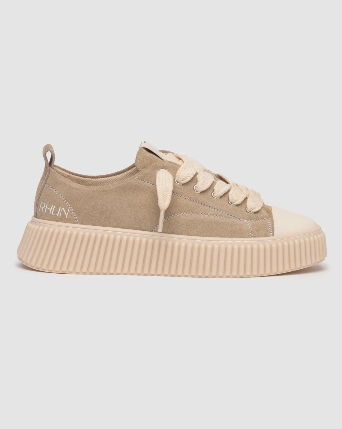 RHUN-Sneakers 2020 Treble beige Suede-נעלי רואן זמש קרם 2020
