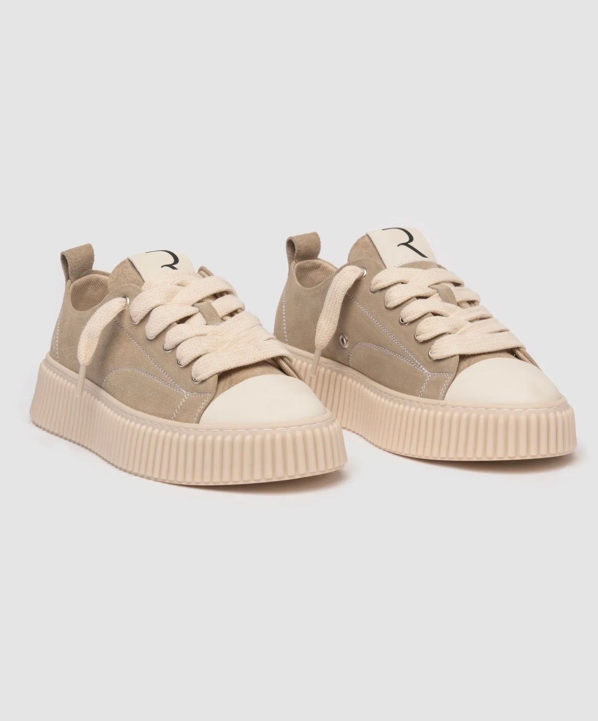 RHUN-Sneakers 2020 Treble beige Suede-נעלי רואן זמש קרם 2020