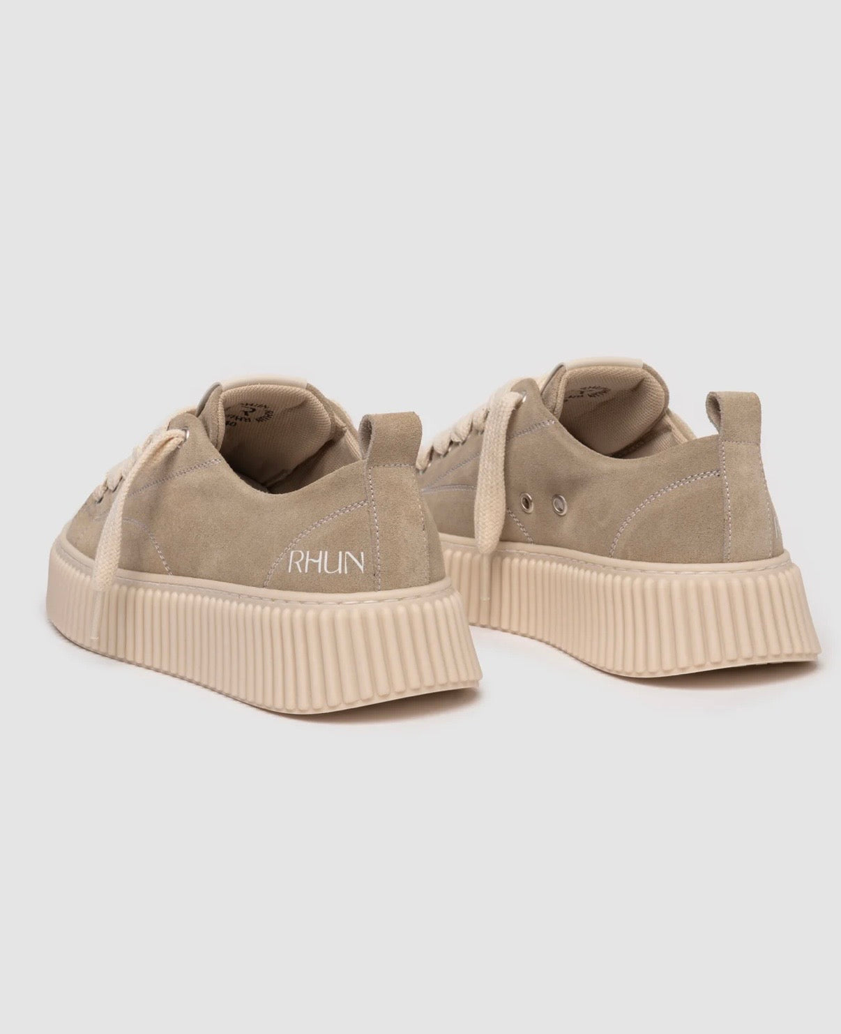RHUN-Sneakers 2020 Treble beige Suede-נעלי רואן זמש קרם 2020
