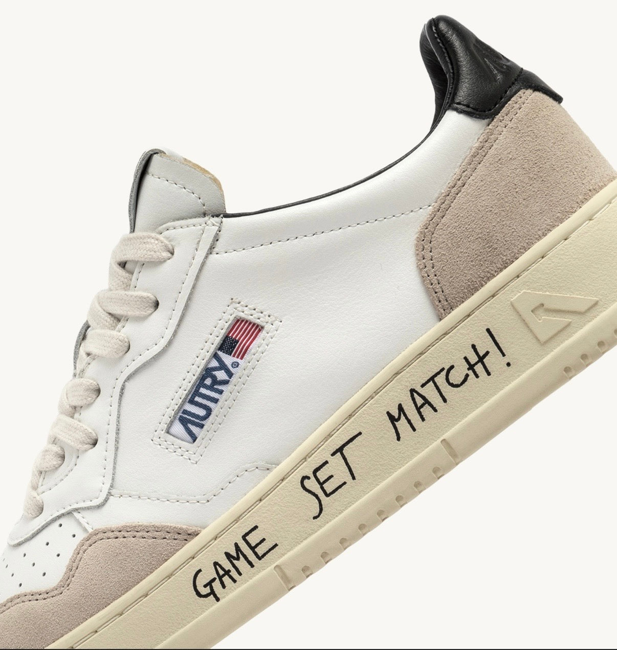 AUTRY-GAME SET MATCH -קרם לבן שחור