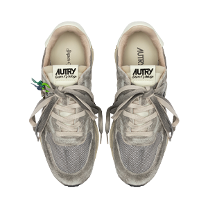 Autry YS07 – Vintage Grey Charm Sneakers |אוטרי סניקרס וינטג' אפור עם תליונים