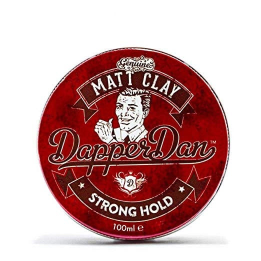 Dapper Dan Matt Clay Strong Hold קליי לעיצוב שיער – אחיזה חזקה וגימור מט