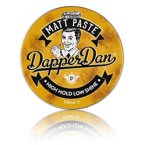 Dapper Dan Matt Paste – High Hold, Low Shine פייסט לעיצוב שיער – אחיזה גבוהה וברק נמוך