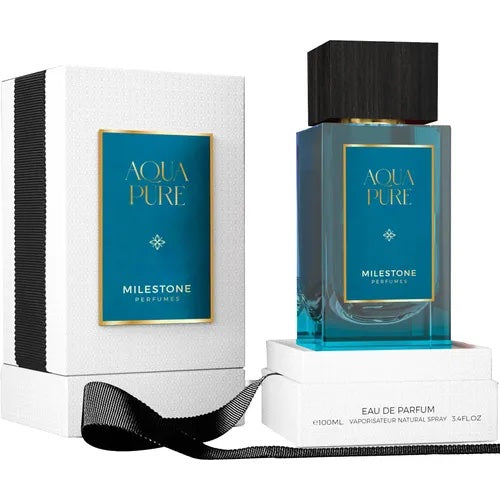 Aqua Pure – Eau de Parfum | Milestone Perfumes רעננות נקייה, אלגנטית ומודרנית