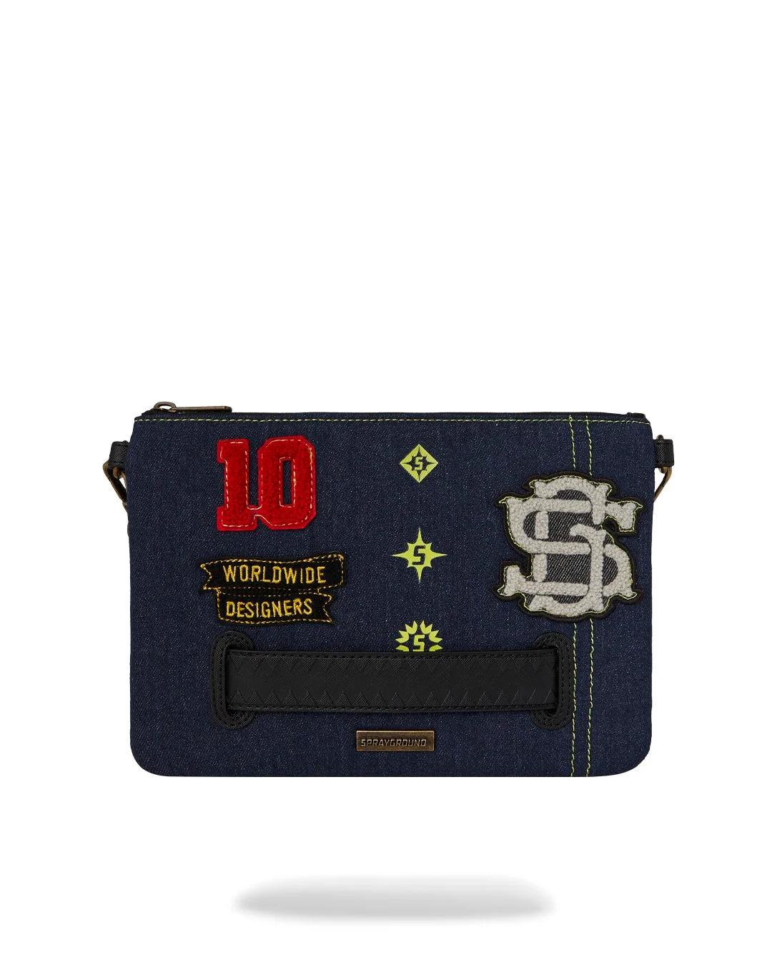 EVISU STYLE CROSSOVER CLUTCH